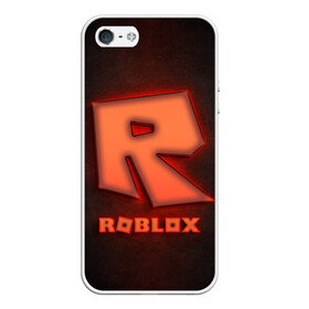 Чехол для iPhone 5/5S матовый с принтом ROBLOX NEON RED , Силикон | Область печати: задняя сторона чехла, без боковых панелей | neon | roblox | игра | компьютерная игра | логотип | неон | онлайн | онлайн игра | роблакс | роблокс