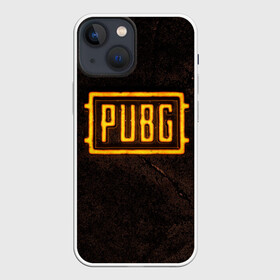 Чехол для iPhone 13 mini с принтом PUBG | ПАБГ NEON ,  |  | battlegrounds | neon | playerunknowns | pubg | згип | игра | компьютерная игра | неон | пабг | пубг | шутер