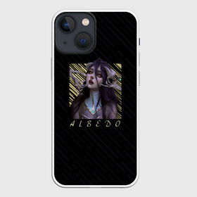 Чехол для iPhone 13 mini с принтом Альбедо Overlord ,  |  | Тематика изображения на принте: albedo | overlord | альбедо | владыка | оверлорд | повелитель | суккуб