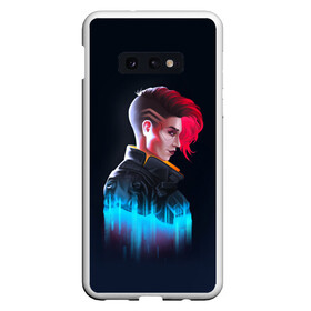 Чехол для Samsung S10E с принтом Cyberpunk Girl , Силикон | Область печати: задняя сторона чехла, без боковых панелей | art | character | cyberpunk | cyberpunk 2077 | drawing | game | girl | арт | девушка | игра | киберпанк | киберпанк 2077 | персонаж | рисунок