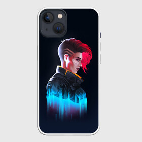 Чехол для iPhone 13 с принтом Cyberpunk Girl ,  |  | art | character | cyberpunk | cyberpunk 2077 | drawing | game | girl | арт | девушка | игра | киберпанк | киберпанк 2077 | персонаж | рисунок