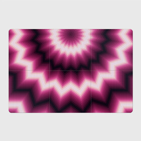 Магнитный плакат 3Х2 с принтом Черно-пурпурный калейдоскоп , Полимерный материал с магнитным слоем | 6 деталей размером 9*9 см | абстрактный | бордовый | геометрический | зигзаг | калейдоскоп | модный | орнамент | современный | черный