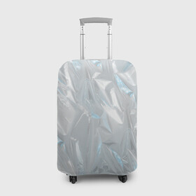 Чехол для чемодана 3D с принтом Голографическая текстура , 86% полиэфир, 14% спандекс | двустороннее нанесение принта, прорези для ручек и колес | голографическая | голография | метал | паттерн | текстура | текстура метала | тренд | фольга
