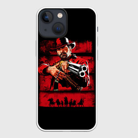 Чехол для iPhone 13 mini с принтом Red Dead Redemption 2 ,  |  | art | arthur morgan | character | cowboys | game | gun | horses | red dead redemption 2 | weapon | арт | артур морган | игра | ковбои | лошади | оружие | персонаж | ружье