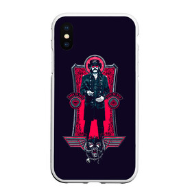 Чехол для iPhone XS Max матовый с принтом King Lemmy , Силикон | Область печати: задняя сторона чехла, без боковых панелей | alternative | metall | motorhead | music | rock | альтернатива | лемми | металл | моторхед | моторхэд | музыка | рок