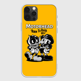 Чехол для iPhone 12 Pro Max с принтом Motorhead x Cuphead , Силикон |  | Тематика изображения на принте: alternative | cuphead | metall | motorhead | music | rock | альтернатива | капхэд | лемми | металл | моторхед | моторхэд | музыка | рок