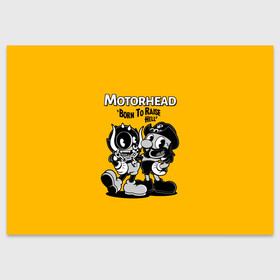 Поздравительная открытка с принтом Motorhead x Cuphead , 100% бумага | плотность бумаги 280 г/м2, матовая, на обратной стороне линовка и место для марки
 | alternative | cuphead | metall | motorhead | music | rock | альтернатива | капхэд | лемми | металл | моторхед | моторхэд | музыка | рок