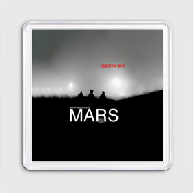 Магнит 55*55 с принтом Thirty Seconds to Mars - Edge of the Earth , Пластик | Размер: 65*65 мм; Размер печати: 55*55 мм | Тематика изображения на принте: 30 seconds to mars | 30 секунд до марса | 30 фстм | 30stm | 30сдм | jared leto | rock band | thirty seconds to mars | альтернативный | гранж | джаред лето | нео | пост | прогрессивный | рок группа | фети секондс ту марс | хард | шеннон