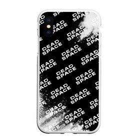 Чехол для iPhone XS Max матовый с принтом Dead Space - Exposion (Pattern) , Силикон | Область печати: задняя сторона чехла, без боковых панелей | dead | deadspace | game | games | logo | space | взрыв | дэд | дэдспейс | знак | космос | краска | лого | мертвый | паттерн | символ | спейс