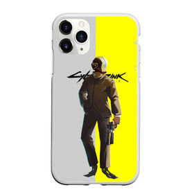 Чехол для iPhone 11 Pro матовый с принтом CYBERPUNK 2077 | КИБЕРПАНК (Z) , Силикон |  | cd project red | cyberpunk 2077 | keanu reeves | samurai | vi | арасака | ви | киану ривз | киберпанк 2077 | найт сити | самураи