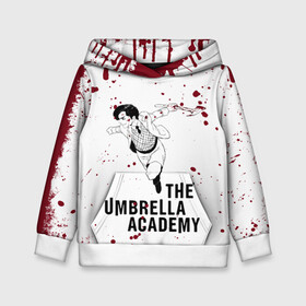 Детская толстовка 3D с принтом Number 5 | The Umbrella Academy (Z) , 100% полиэстер | двухслойный капюшон со шнурком для регулировки, мягкие манжеты на рукавах и по низу толстовки, спереди карман-кенгуру с мягким внутренним слоем | 5 | dark horse comics | netflix | number 5 | the umbrella academy | umbrella | академия амбрелла | комикс | комильфо | номер 5 | реджинальд харгривз | харгривз | хэйзел