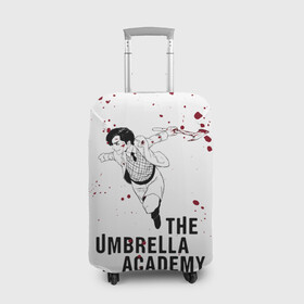 Чехол для чемодана 3D с принтом Number 5 | The Umbrella Academy (Z) , 86% полиэфир, 14% спандекс | двустороннее нанесение принта, прорези для ручек и колес | 5 | dark horse comics | netflix | number 5 | the umbrella academy | umbrella | академия амбрелла | комикс | комильфо | номер 5 | реджинальд харгривз | харгривз | хэйзел