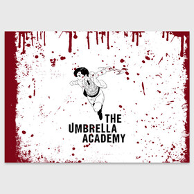 Поздравительная открытка с принтом Number 5 | The Umbrella Academy (Z) , 100% бумага | плотность бумаги 280 г/м2, матовая, на обратной стороне линовка и место для марки
 | 5 | dark horse comics | netflix | number 5 | the umbrella academy | umbrella | академия амбрелла | комикс | комильфо | номер 5 | реджинальд харгривз | харгривз | хэйзел