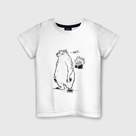 Детская футболка хлопок с принтом Курьер - Медведь и Трактор 2 , 100% хлопок | круглый вырез горловины, полуприлегающий силуэт, длина до линии бедер | Тематика изображения на принте: reminor | курьер | медведь | мультфильм | трактор