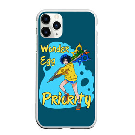 Чехол для iPhone 11 Pro Max матовый с принтом Wonder Egg Priority , Силикон |  | Тематика изображения на принте: ai ooto | wonder egg | wonder egg priority | ай ото | аниме | персонажи | приоритет чудо яйца