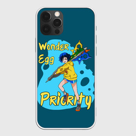 Чехол для iPhone 12 Pro Max с принтом Wonder Egg Priority , Силикон |  | Тематика изображения на принте: ai ooto | wonder egg | wonder egg priority | ай ото | аниме | персонажи | приоритет чудо яйца