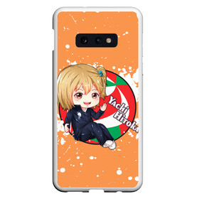 Чехол для Samsung S10E с принтом Yachi Hitoka | Haikyu | Волейбол (Z) , Силикон | Область печати: задняя сторона чехла, без боковых панелей | Тематика изображения на принте: haikuu | haikyu | haikyuu | yachi hitoka | волейбол | спортивная манга | хайку | хайкю