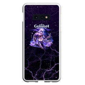 Чехол для Samsung S10E с принтом Genshin Impact - Raiden Shogun , Силикон | Область печати: задняя сторона чехла, без боковых панелей | Тематика изображения на принте: anime | baal | genshin | genshin baal | genshin impact | genshin raiden | impact | raiden | raiden shogun | shogun | аниме | баал | геншин | геншин баал | геншин импакт | импакт | райден | райден эй | рейден | сегун | сёгун райден