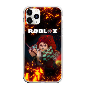 Чехол для iPhone 11 Pro Max матовый с принтом ROBLOX | SLAYER DEMON | ЗЕНИТЦУ (Z) , Силикон |  | game | gamer | logo | minecraft | roblox | simulator | slayer demon | zenitsu | зенитцу | зеницу | игра | конструктор | лого | роблок | роблокс | симулятор | строительство | фигура