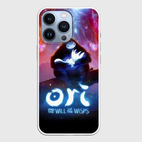 Чехол для iPhone 13 Pro с принтом Ori and the Will of the Wisps ,  |  | adventure | asleep | forest spirit | naru | night | ori and the will of the wisps | orient | pc game | volcanic eruption | дух леса | извержение вулкана | компьютерная игра | нару | ночь | ори | ори и блуждающие огоньки | приключения | спит