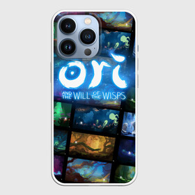 Чехол для iPhone 13 Pro с принтом Ori and the Will of the Wisps ,  |  | adventure | collage | computer game | frames | ori | ori and the will of the wisps | spirit of the forest | дух леса | кадры | коллаж | компьютерная игра | ори | ори и блуждающие огоньки | приключения