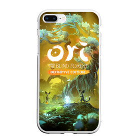 Чехол для iPhone 7Plus/8 Plus матовый с принтом Ori and the Will of the Wisps , Силикон | Область печати: задняя сторона чехла, без боковых панелей | adventure | forest spirit | night | ori | ori and the will of the wisps | pc game | shimmer | tree | дерево | дух леса | компьютерная игра | мерцание | ночь | ори | ори и блуждающие огоньки | приключения