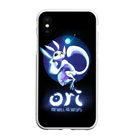 Чехол для iPhone XS Max матовый с принтом Ori and the Will of the Wisps , Силикон | Область печати: задняя сторона чехла, без боковых панелей | Тематика изображения на принте: adventure | computer game | night | ori | ori and the will of the wisps | sky | space | spirit of the forest | дух леса | компьютерная игра | космос | небо | ночь | ори | ори и блуждающие огоньки | приключения