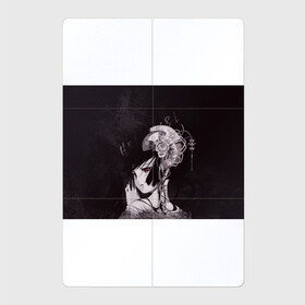 Магнитный плакат 2Х3 с принтом Адская девочка Энма Ай , Полимерный материал с магнитным слоем | 6 деталей размером 9*9 см | Тематика изображения на принте: hell girl | jigoku shoujo | адская девочка | ай | ай энма | аниме