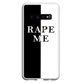 Чехол для Samsung Galaxy S10 с принтом Rape Me | Kurt Cobain (+спина) (Z) , Силикон | Область печати: задняя сторона чехла, без боковых панелей | cobain | kurt | kurt donald cobain | nirvana | rape me | rock | smile | альтернативный рок | гранж | дэйв грол | крист новоселич | курт кобейн | нирвана | рок | смайл