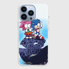 Чехол для iPhone 13 Pro с принтом SONIC | AMY ROSE (Z) ,  |  | amy rose | blaze the cat | hedgehog | sega | silver | sonic | speed sonic | быстрый ёж | ёж соник | метал соник | сега | сильвер | синий ёж | соник