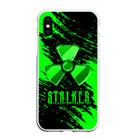 Чехол для iPhone XS Max матовый с принтом S.T.A.L.K.E.R.  NEON | СТАЛКЕР , Силикон | Область печати: задняя сторона чехла, без боковых панелей | Тематика изображения на принте: game | stalker | stalker 2 | зона | игра | радиация | сталкер | сталкер 2 | чернобыль