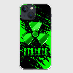 Чехол для iPhone 13 mini с принтом S.T.A.L.K.E.R.  NEON | СТАЛКЕР ,  |  | game | stalker | stalker 2 | зона | игра | радиация | сталкер | сталкер 2 | чернобыль
