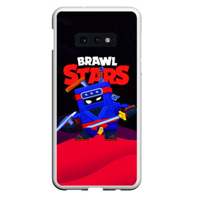 Чехол для Samsung S10E с принтом Ниндзя ЭШ Ash Brawl Stars , Силикон | Область печати: задняя сторона чехла, без боковых панелей | Тематика изображения на принте: ash | brawl | brawl stars | brawlstars | brawl_stars | аш | бравл | бравлстарс | эш