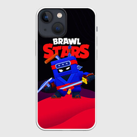 Чехол для iPhone 13 mini с принтом Ниндзя ЭШ Ash Brawl Stars ,  |  | ash | brawl | brawl stars | brawlstars | brawl_stars | аш | бравл | бравлстарс | эш