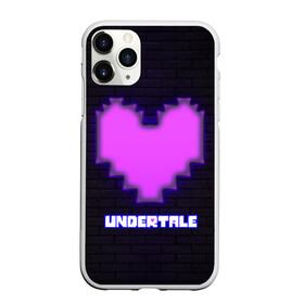 Чехол для iPhone 11 Pro матовый с принтом UNDERTALE PURPLE HEART , Силикон |  | sans | undertale | андертале | андертейл | игра | подземная история | подземная сказка | санс | сердце | ундертале