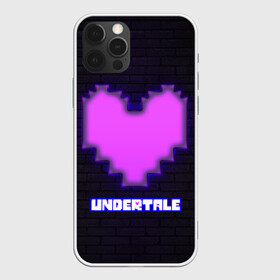 Чехол для iPhone 12 Pro с принтом UNDERTALE PURPLE HEART , силикон | область печати: задняя сторона чехла, без боковых панелей | sans | undertale | андертале | андертейл | игра | подземная история | подземная сказка | санс | сердце | ундертале