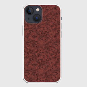 Чехол для iPhone 13 mini с принтом Терракотовый мраморный узор ,  |  | гранит | каменный | коричневый | модный | мрамор | мраморный узор | современный | террактовый