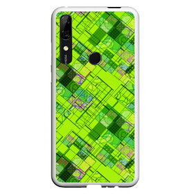 Чехол для Honor P Smart Z с принтом Ярко-зеленый абстрактный узор , Силикон | Область печати: задняя сторона чехла, без боковых панелей | абстрактный | геометрический | детский | зеленый неоновый | креативный | модный | молодежный | неоновый | яркий зеленый