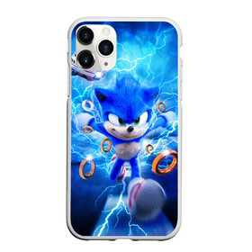 Чехол для iPhone 11 Pro матовый с принтом SONIC | СИНИЙ ЁЖ (Z) , Силикон |  | blaze the cat | hedgehog | sega | silver | sonic | speed sonic | быстрый ёж | ёж соник | метал соник | сега | сильвер | синий ёж | соник