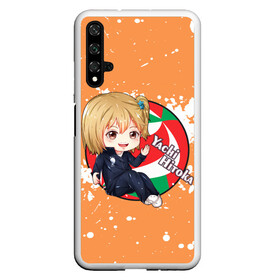 Чехол для Honor 20 с принтом Yachi Hitoka | Haikyu | Волейбол (Z) , Силикон | Область печати: задняя сторона чехла, без боковых панелей | Тематика изображения на принте: haikuu | haikyu | haikyuu | yachi hitoka | волейбол | сёё | сёё хината | спортивная манга | хайку | хайкю | хината