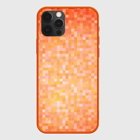 Чехол для iPhone 12 Pro Max с принтом Оранжевая пиксель абстракция , Силикон |  | halloween | pixel art | абстракция | оранжевый | осенний | пиксели | пиксель арт | пиксельный | рыжий | хэллоуин