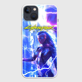 Чехол для iPhone 13 с принтом CYBERPUNK 2077 | КИБЕРПАНК (Z) ,  |  | cd project red | cyberpunk 2077 | keanu reeves | samurai | vi | арасака | ви | киану ривз | киберпанк 2077 | найт сити | самураи