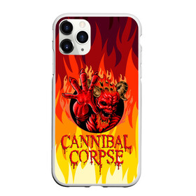 Чехол для iPhone 11 Pro Max матовый с принтом Cannibal Corpse | Труп Канниба , Силикон |  | cannibal | cannibal corpse | corpse | death metal | deathgrind | алекс уэбстер | брутальный дэт метал | дэт метал | дэтграйнд | пол мазуркевич | роб барретт | труп каннибала