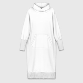 Платье удлиненное хлопок с принтом Dont panic (white) ,  |  | без паники | белка | опасность | паника | противогаз | скунс | тревога