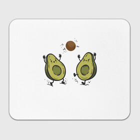 Коврик для мышки прямоугольный с принтом Любимые авокадо  , натуральный каучук | размер 230 х 185 мм; запечатка лицевой стороны | авокадо | другу | любимой | любимому | парные футболки | подруге | фрукты