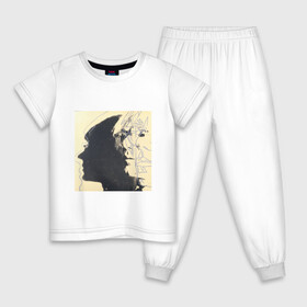 Детская пижама хлопок с принтом Andy Warhol art , 100% хлопок |  брюки и футболка прямого кроя, без карманов, на брюках мягкая резинка на поясе и по низу штанин
 | andy | art | pop | warhol | арт | коллаж | поп | портрет | фото | художник