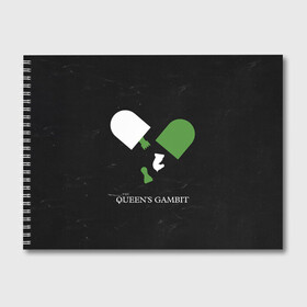 Альбом для рисования с принтом Qweens gambit , 100% бумага
 | матовая бумага, плотность 200 мг. | chess | serial | the queens gambit | аня тейлор джой | сериал | сериалы | ход королевы | шахматы | элизабет хармон