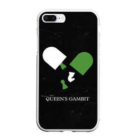 Чехол для iPhone 7Plus/8 Plus матовый с принтом Qweens gambit , Силикон | Область печати: задняя сторона чехла, без боковых панелей | chess | serial | the queens gambit | аня тейлор джой | сериал | сериалы | ход королевы | шахматы | элизабет хармон