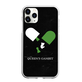 Чехол для iPhone 11 Pro матовый с принтом Qweens gambit , Силикон |  | chess | serial | the queens gambit | аня тейлор джой | сериал | сериалы | ход королевы | шахматы | элизабет хармон