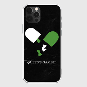 Чехол для iPhone 12 Pro с принтом Qweens gambit , силикон | область печати: задняя сторона чехла, без боковых панелей | chess | serial | the queens gambit | аня тейлор джой | сериал | сериалы | ход королевы | шахматы | элизабет хармон